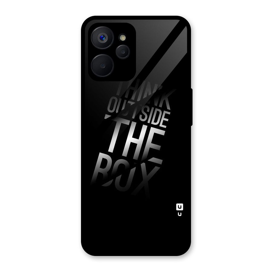 Think Outside The Box Glass Back Case for Realme 9i 5G