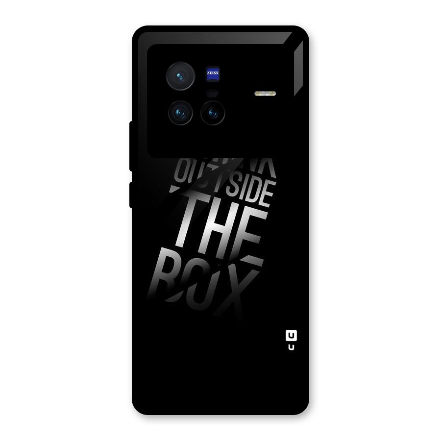 Think Outside The Box Glass Back Case for Vivo X80