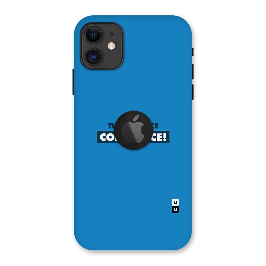 Think Twice Code Once Back Case for iPhone 11 Logo Cut