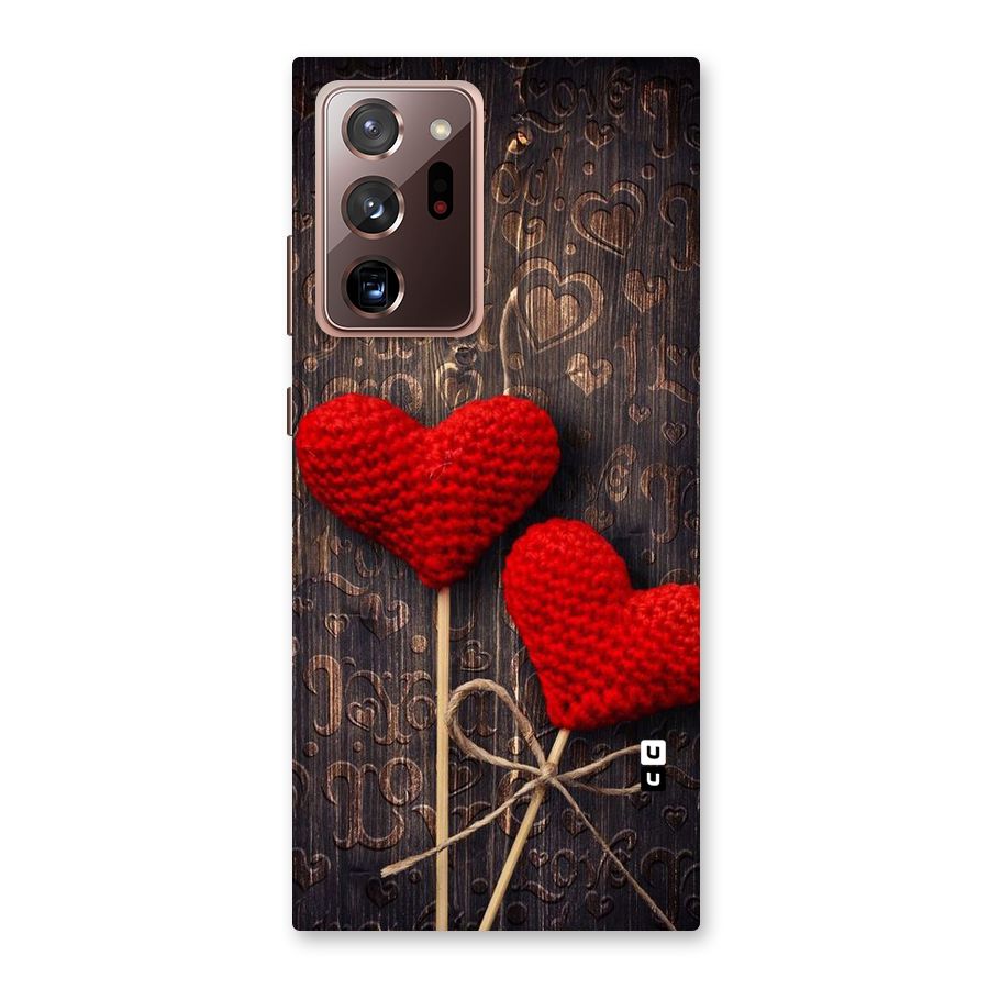 Thread Art Wooden Print Back Case for Galaxy Note 20 Ultra