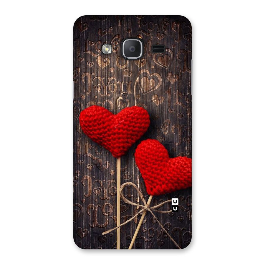 Thread Art Wooden Print Back Case for Galaxy On7 2015