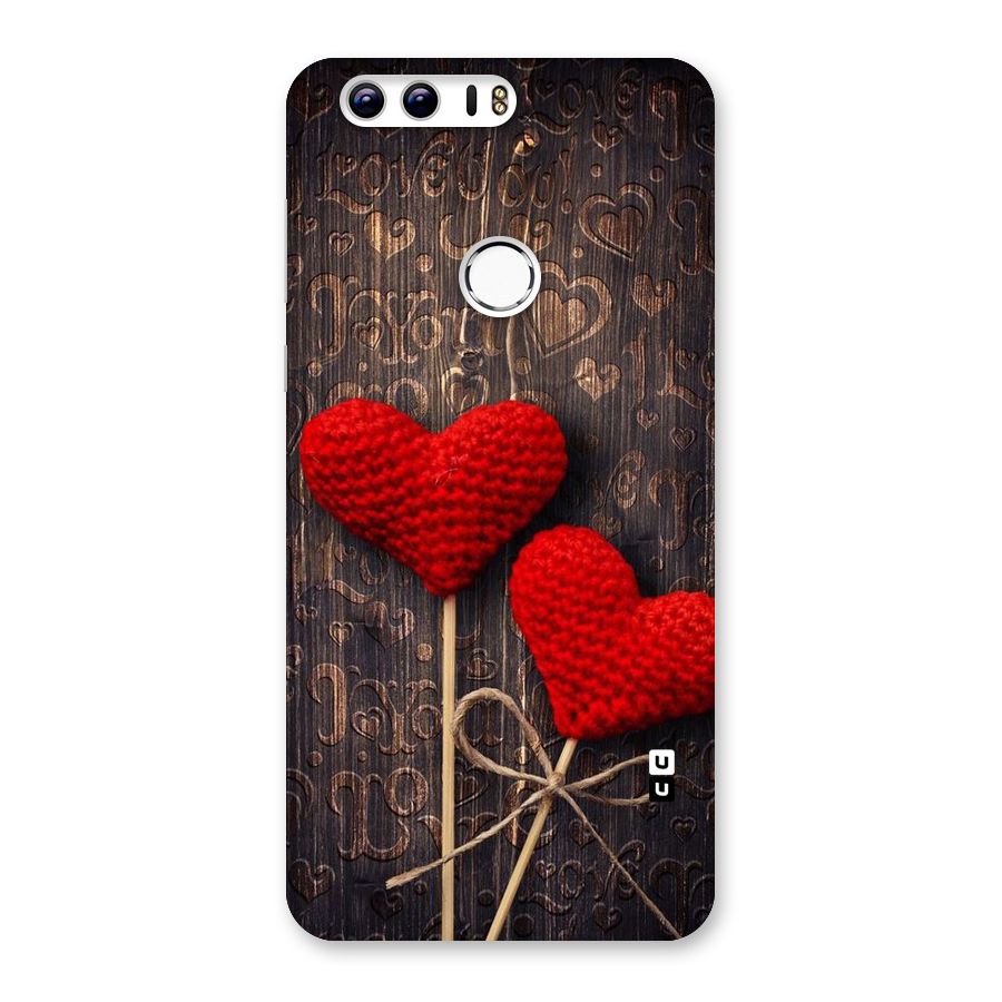 Thread Art Wooden Print Back Case for Honor 8