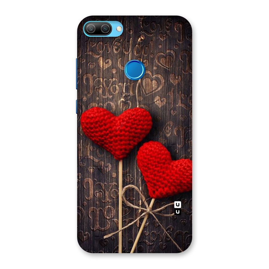 Thread Art Wooden Print Back Case for Honor 9N