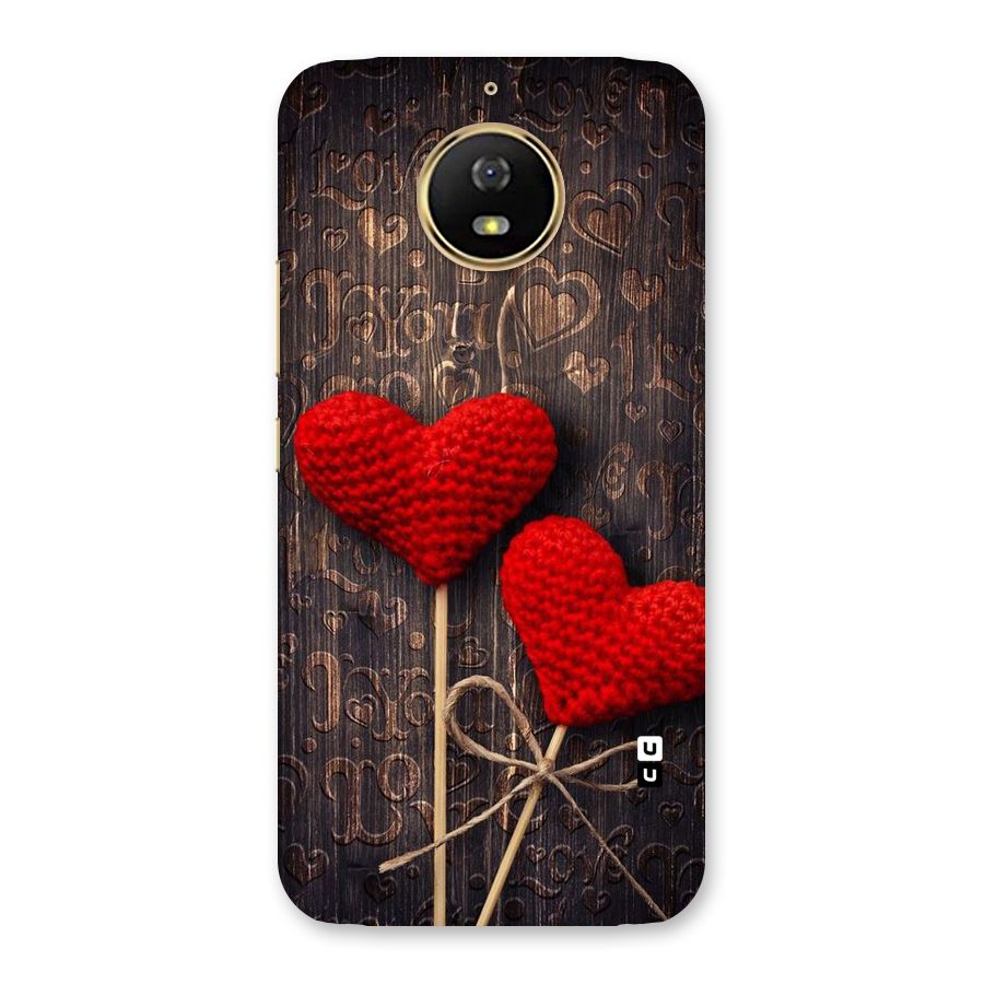 Thread Art Wooden Print Back Case for Moto G5s