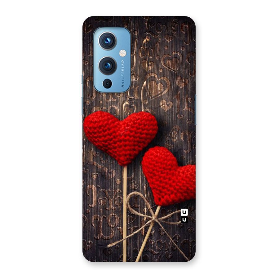 Thread Art Wooden Print Back Case for OnePlus 9