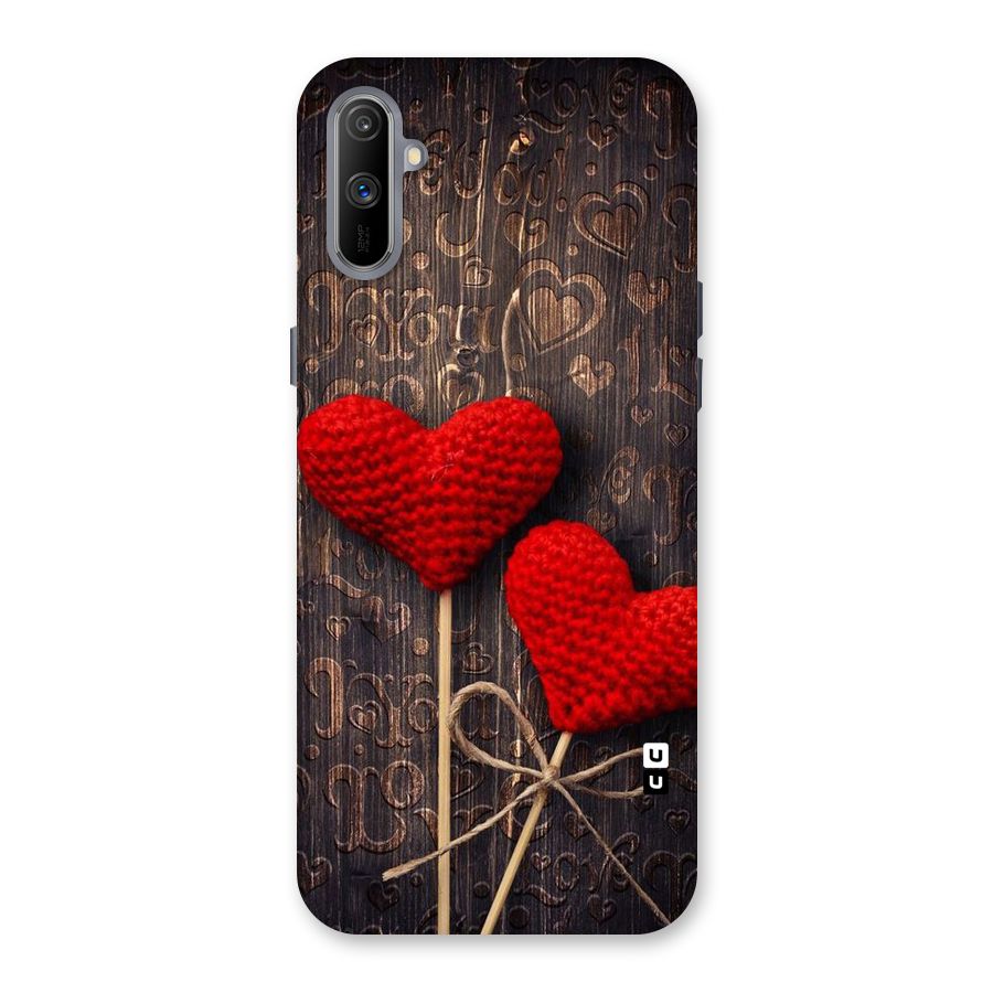 Thread Art Wooden Print Back Case for Realme C3