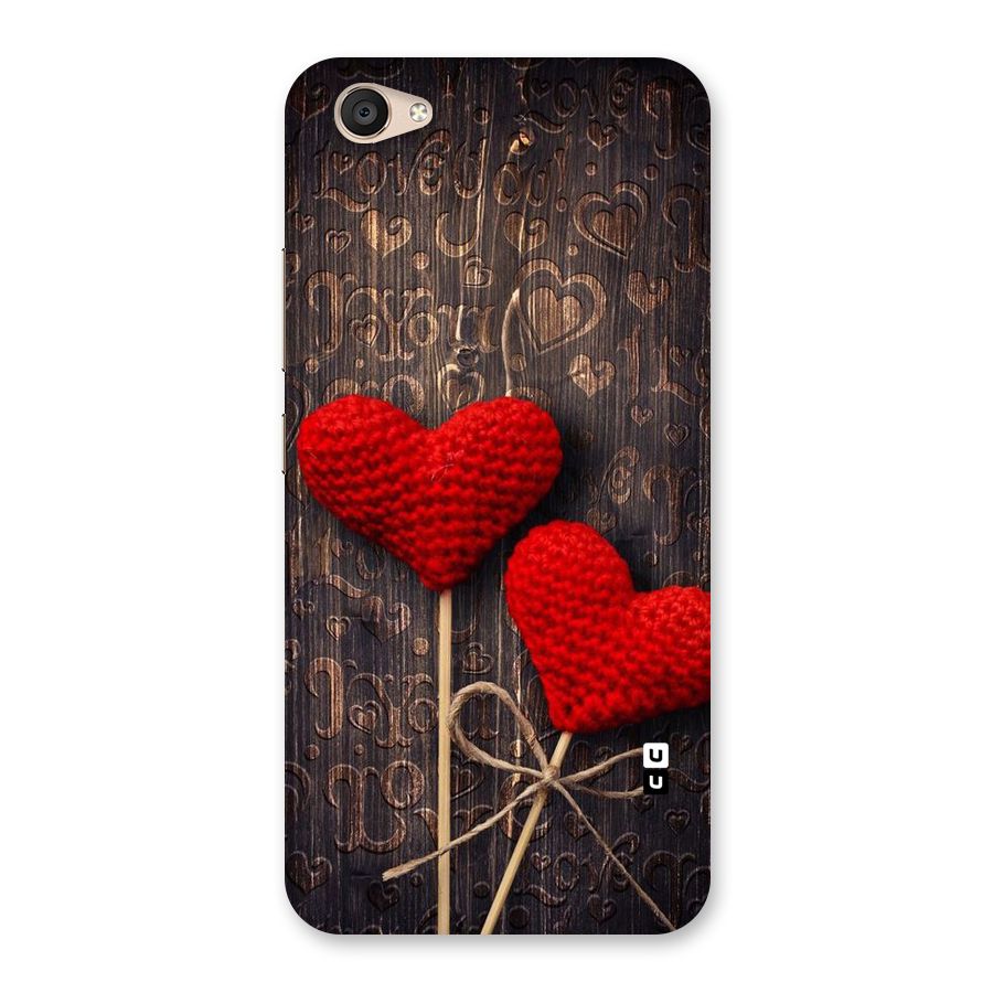 Thread Art Wooden Print Back Case for Vivo V5 Plus