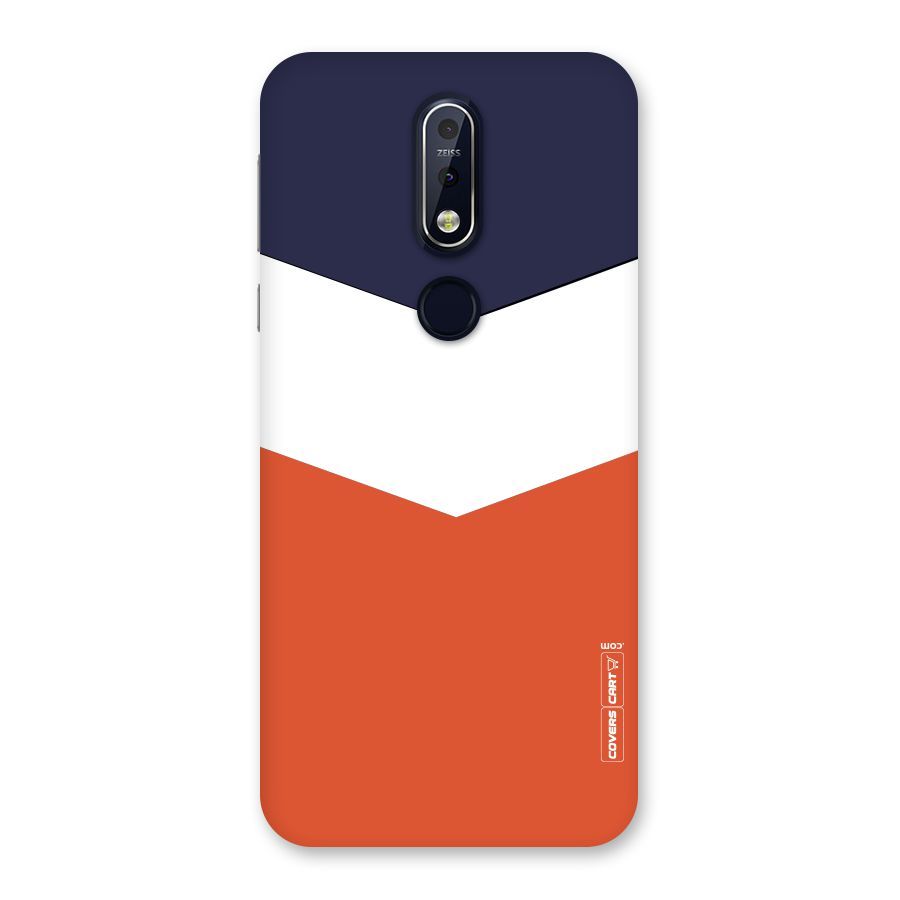 Three Colour Pattern Back Case for Nokia 7.1