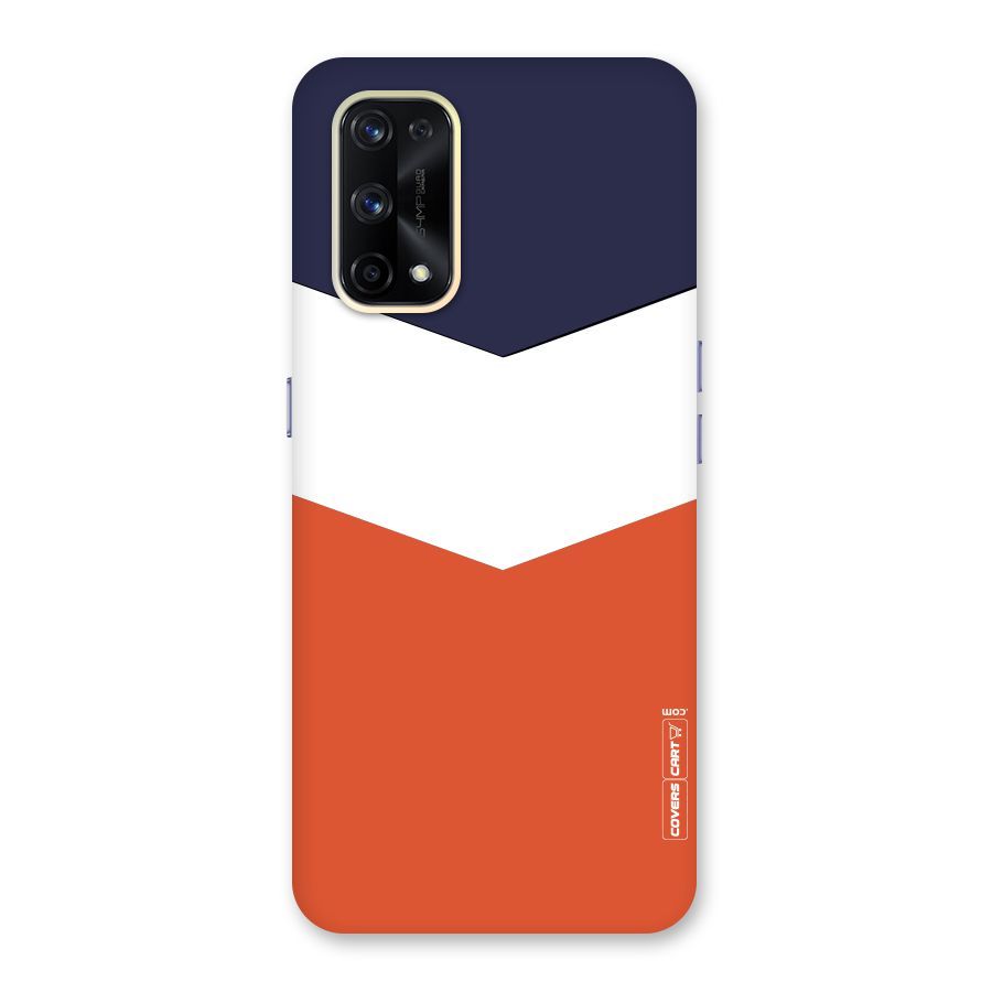 Three Colour Pattern Glass Back Case for Realme X7 Pro