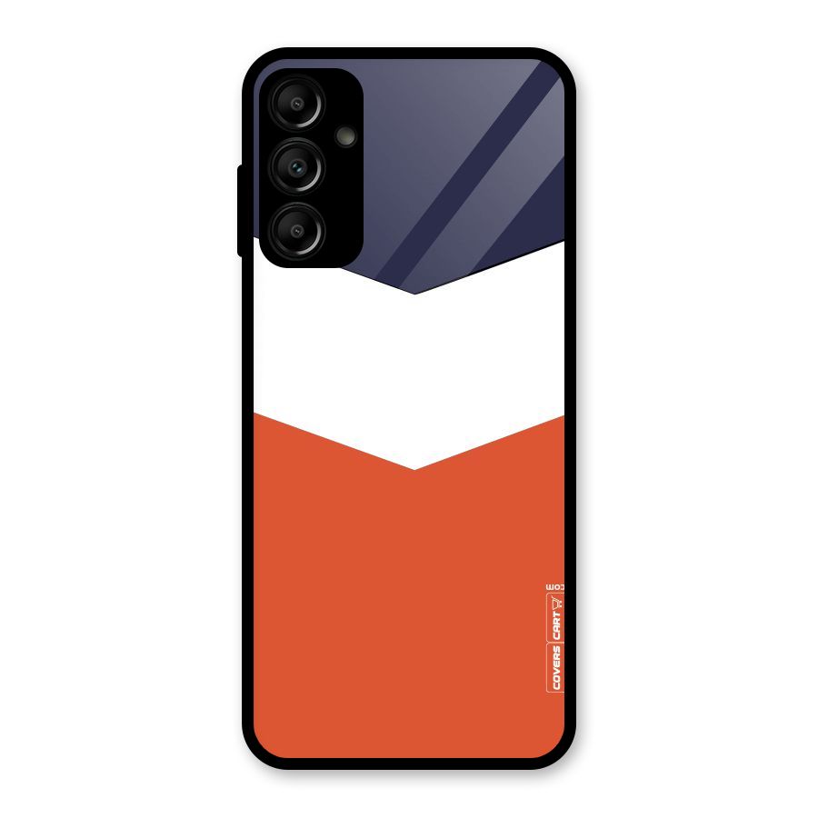 Three Colour Pattern Glass Back Case for Galaxy A14 5G