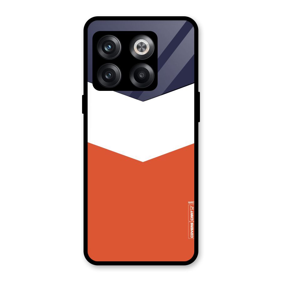 Three Colour Pattern Glass Back Case for OnePlus 10T