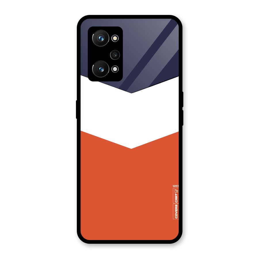 Three Colour Pattern Glass Back Case for Realme GT Neo 3T