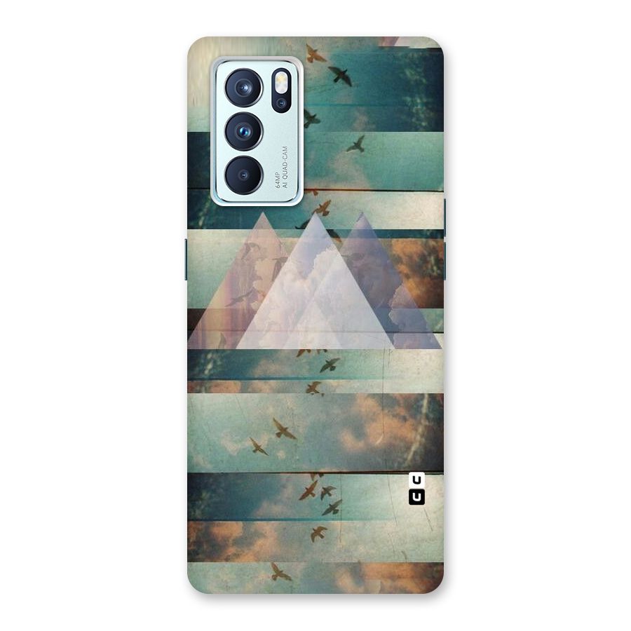 Three Triangles Back Case for Oppo Reno6 Pro 5G