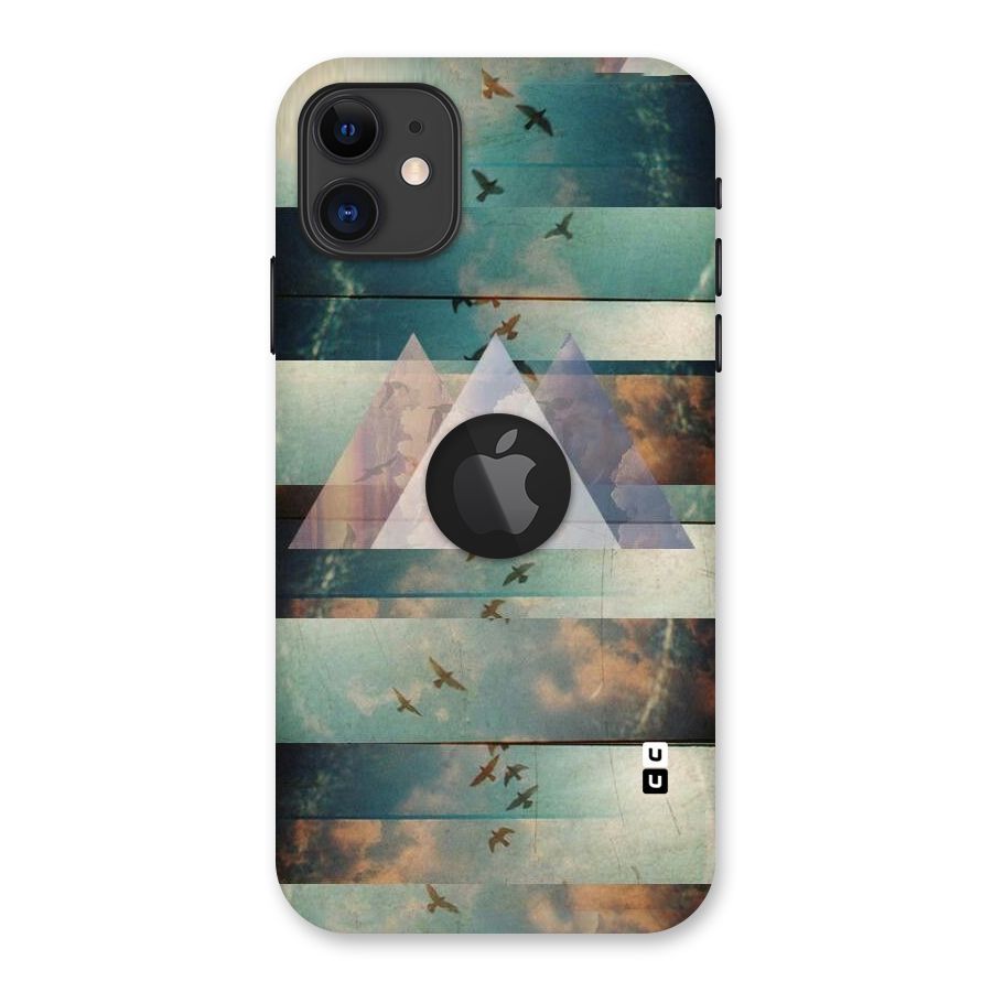 Three Triangles Back Case for iPhone 11 Logo Cut