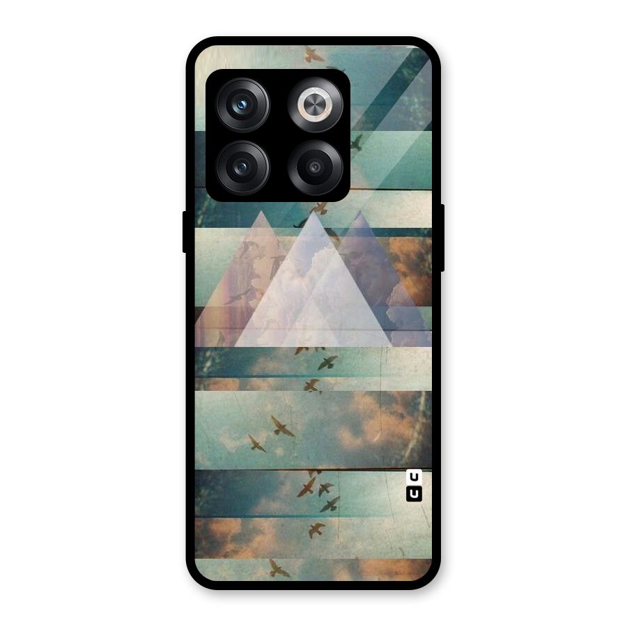 Three Triangles Glass Back Case for OnePlus 10T