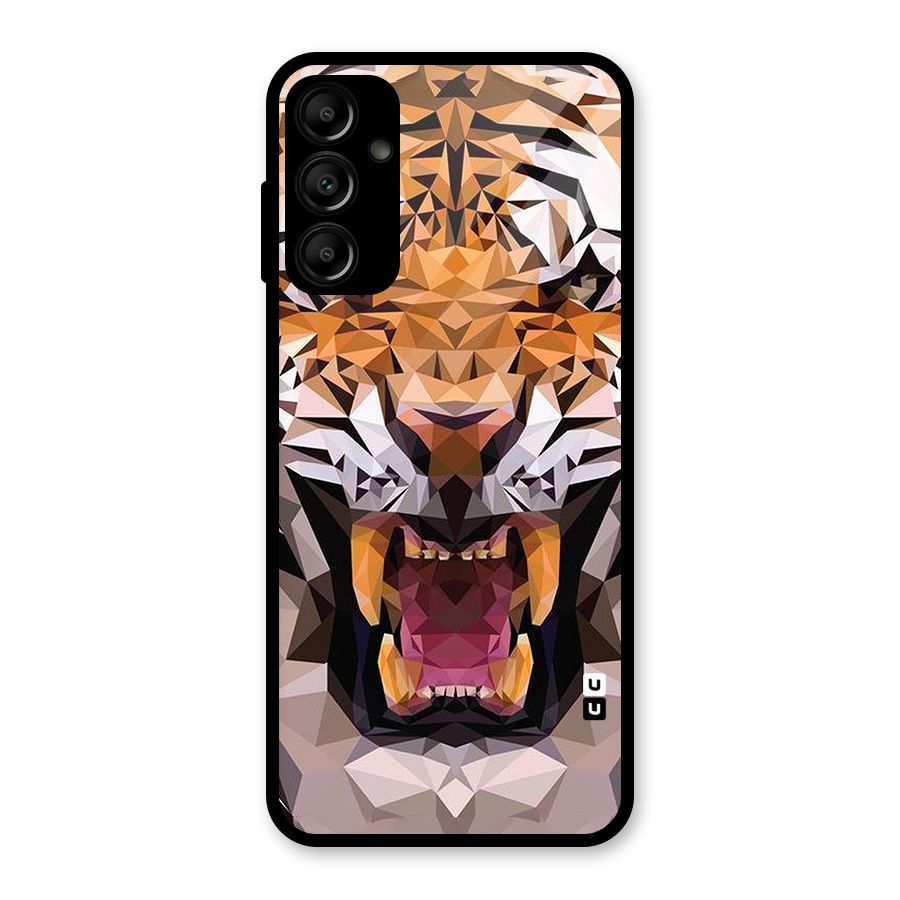 Tiger Abstract Art Glass Back Case for Galaxy A14 5G