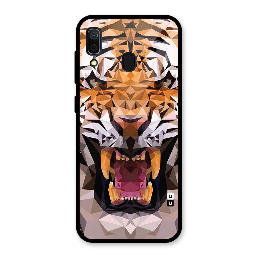 Tiger Abstract Art Glass Back Case for Galaxy A30