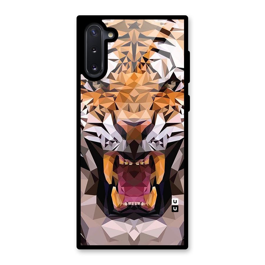 Tiger Abstract Art Glass Back Case for Galaxy Note 10