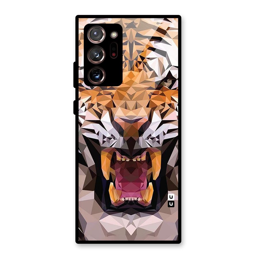 Tiger Abstract Art Glass Back Case for Galaxy Note 20 Ultra