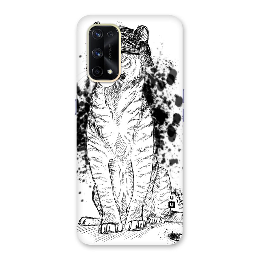 Tiger Wink Glass Back Case for Realme X7 Pro