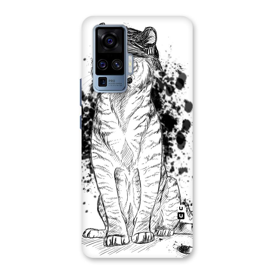 Tiger Wink Back Case for Vivo X50 Pro