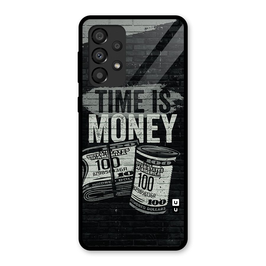 Time Is Money Glass Back Case for Galaxy A33 5G