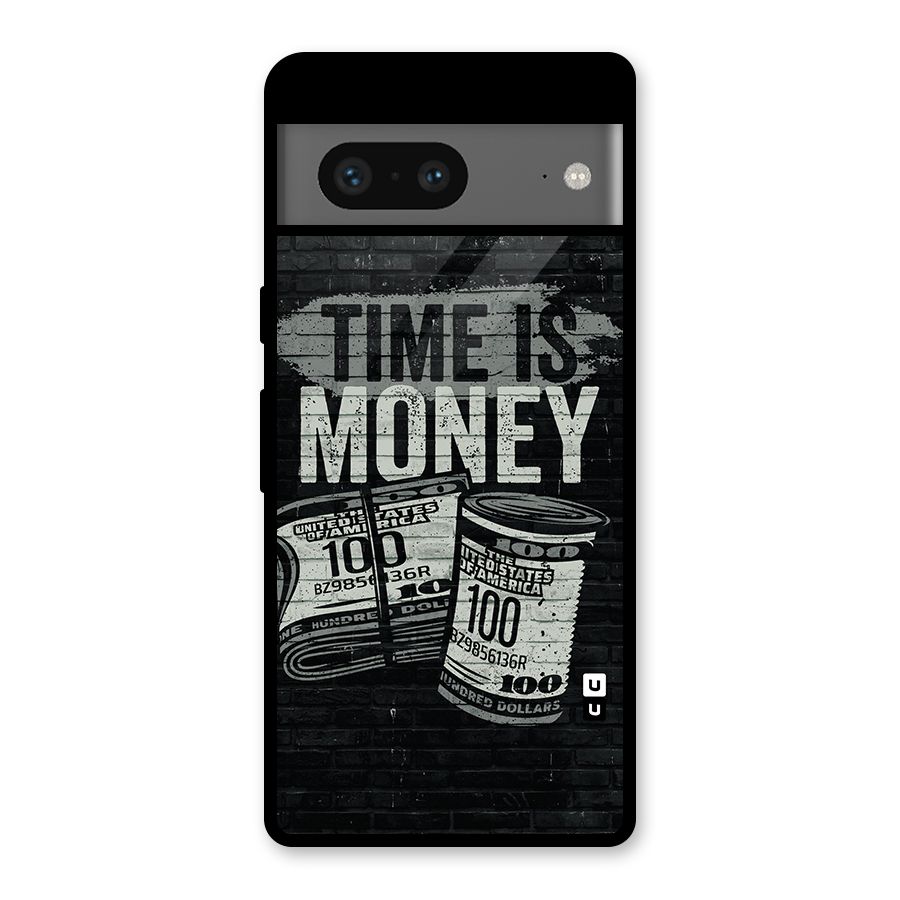 Time Is Money Glass Back Case for Google Pixel 7