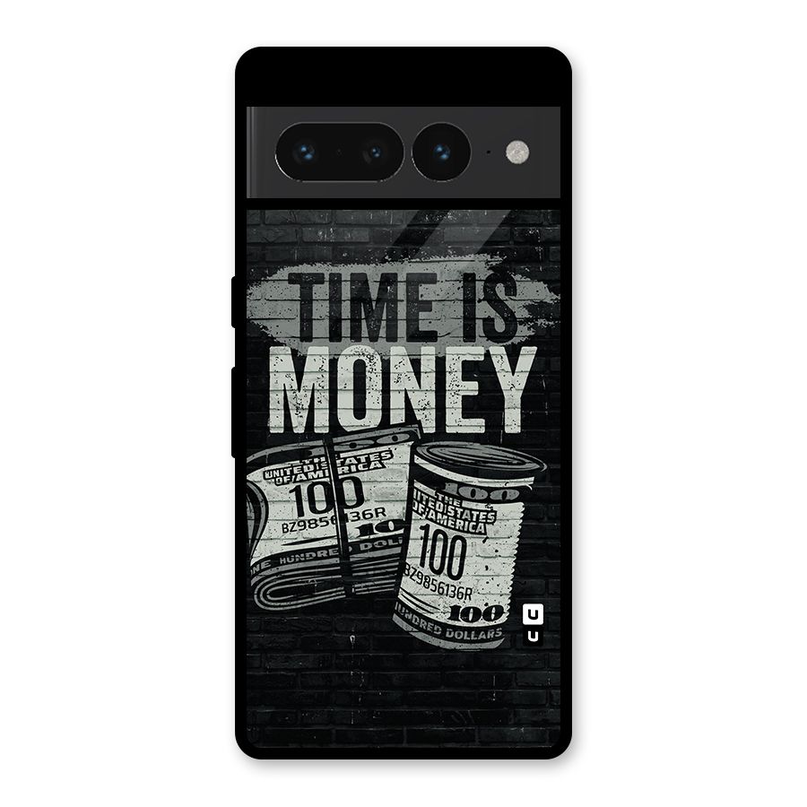 Time Is Money Glass Back Case for Google Pixel 7 Pro