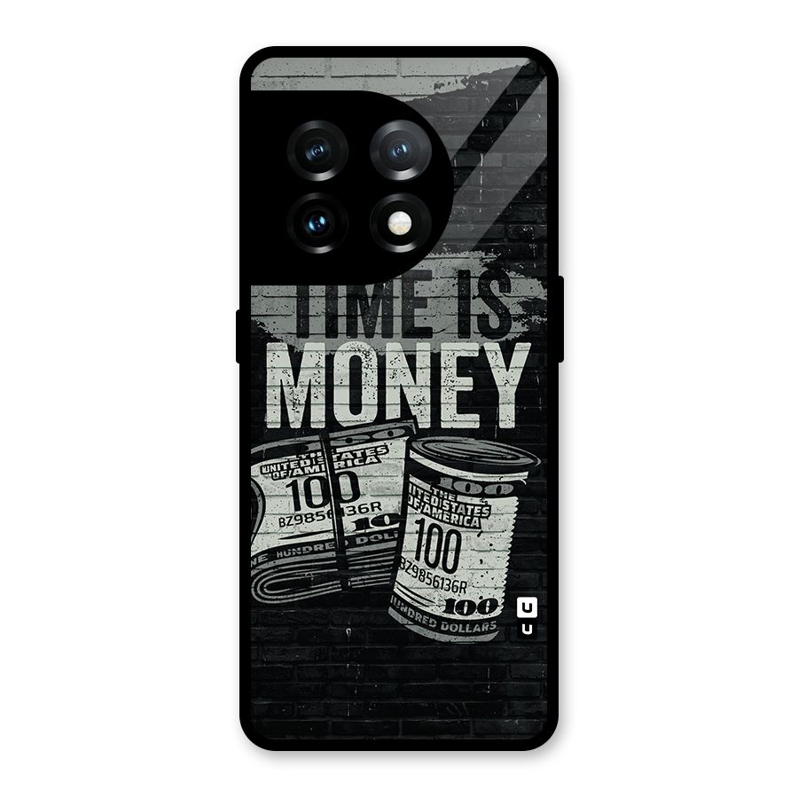 Time Is Money Glass Back Case for OnePlus 11