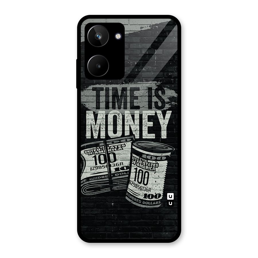 Time Is Money Glass Back Case for Realme 10