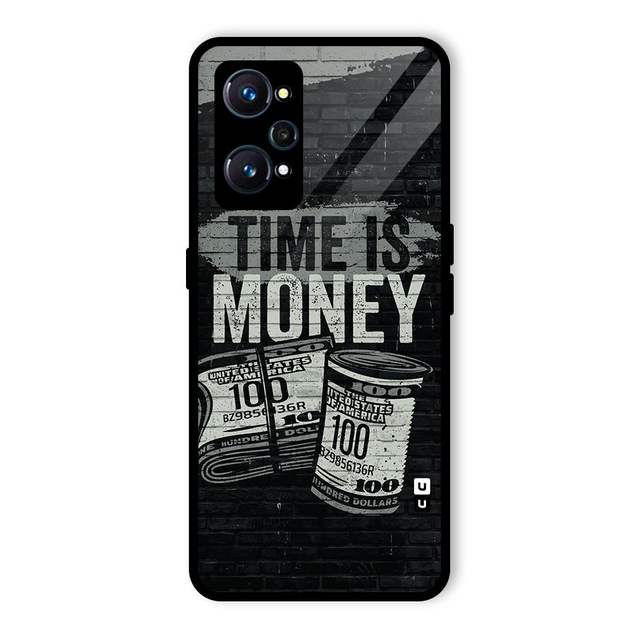 Time Is Money Glass Back Case for Realme GT 2