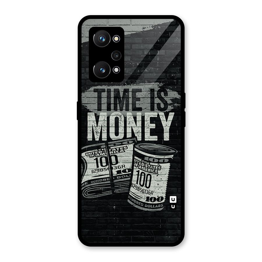Time Is Money Glass Back Case for Realme GT Neo 3T