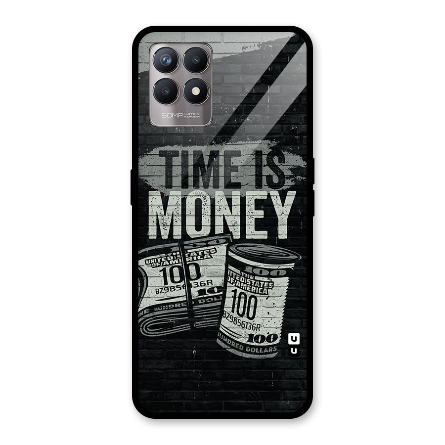 Time Is Money Glass Back Case for Realme Narzo 50