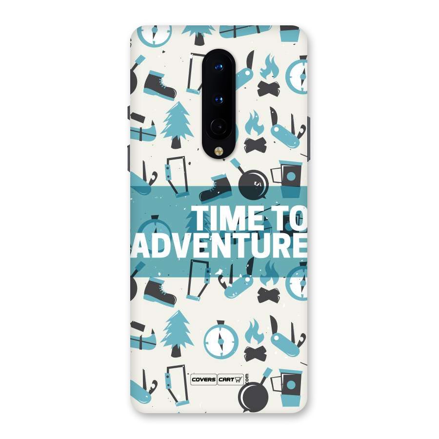 Time To Adventure Blazing Blue Back Case for OnePlus 8