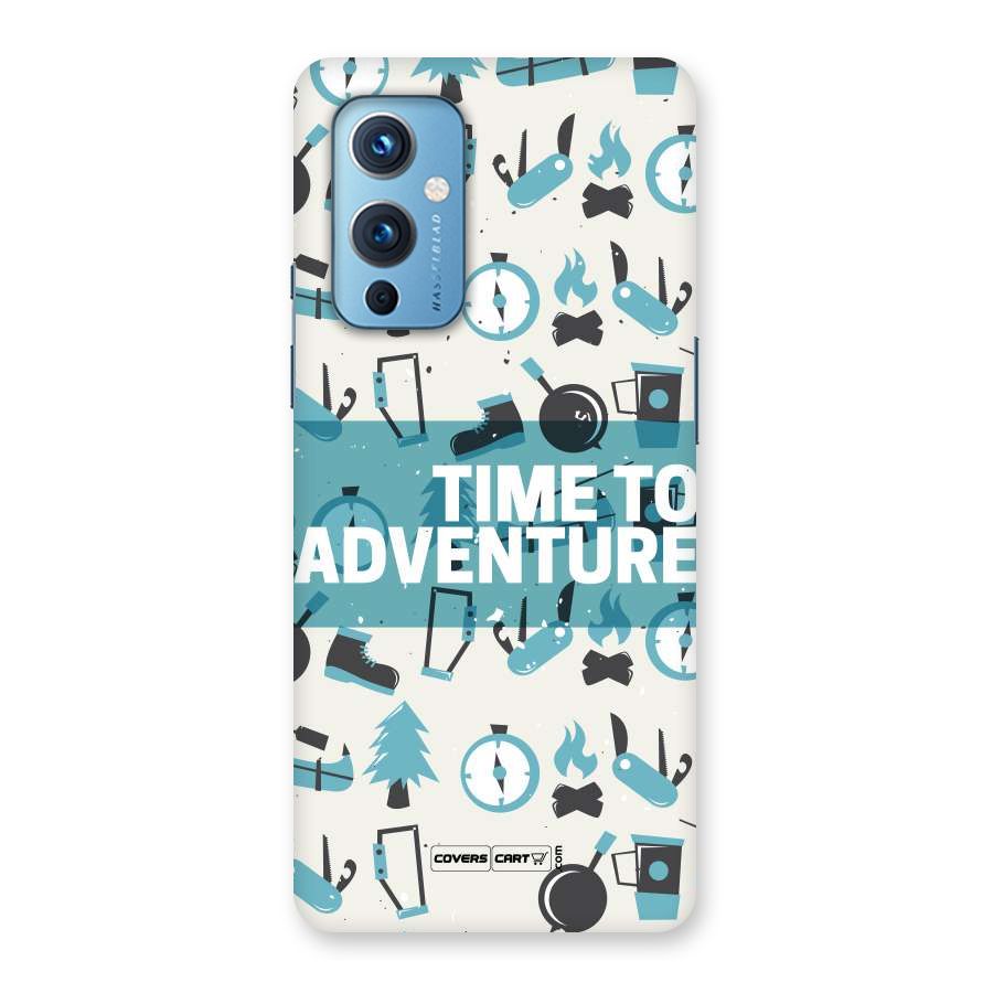 Time To Adventure Blazing Blue Back Case for OnePlus 9
