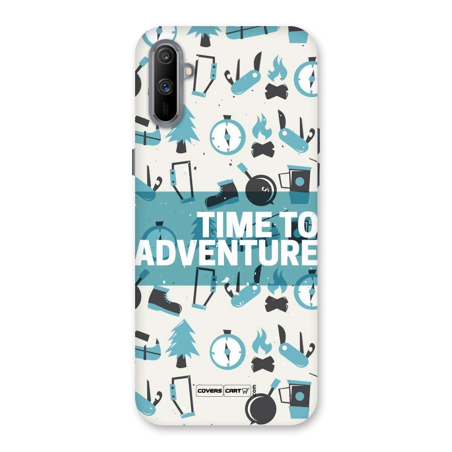 Time To Adventure Blazing Blue Back Case for Realme C3