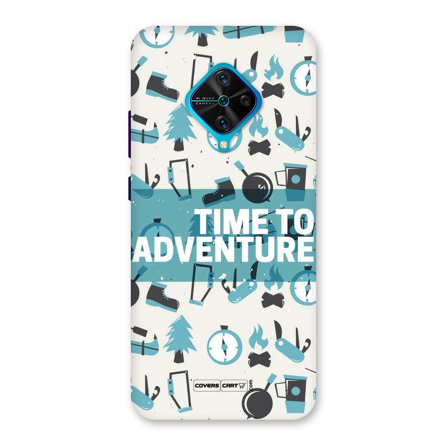 Time To Adventure Blazing Blue Back Case for Vivo S1 Pro