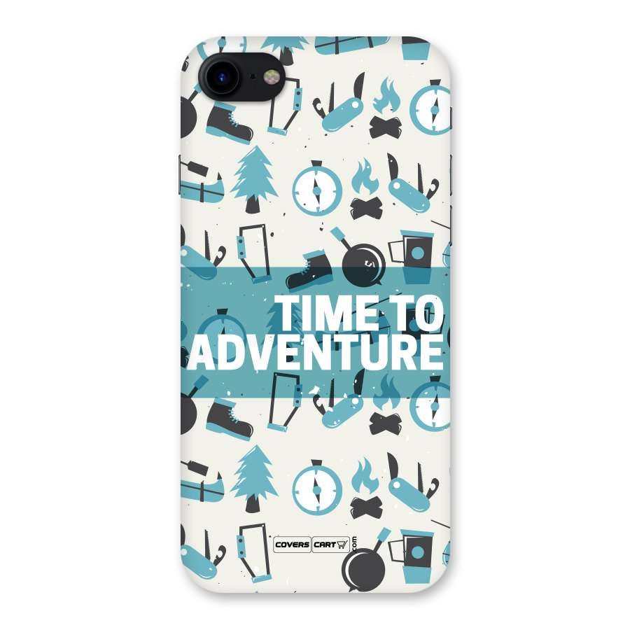 Time To Adventure Blazing Blue Back Case for iPhone SE 2020