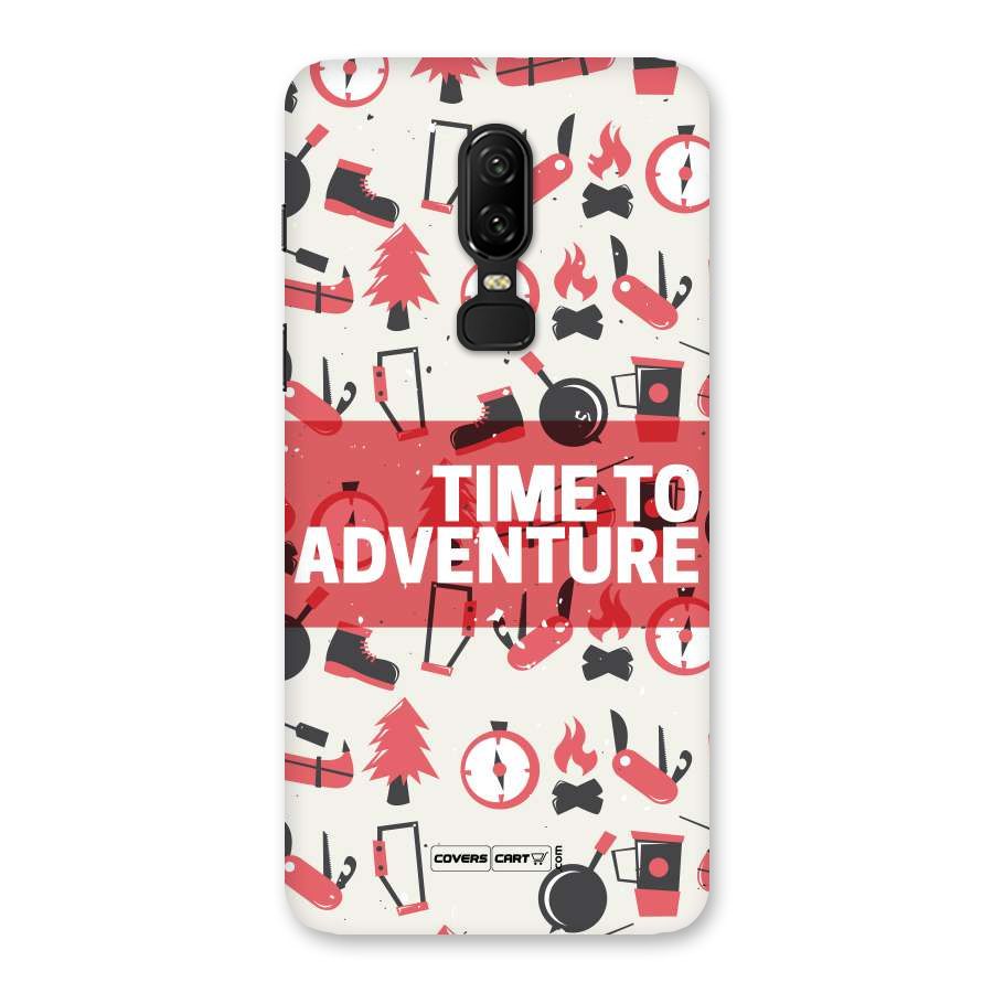 Time To Adventure Radiant Red Back Case for OnePlus 6