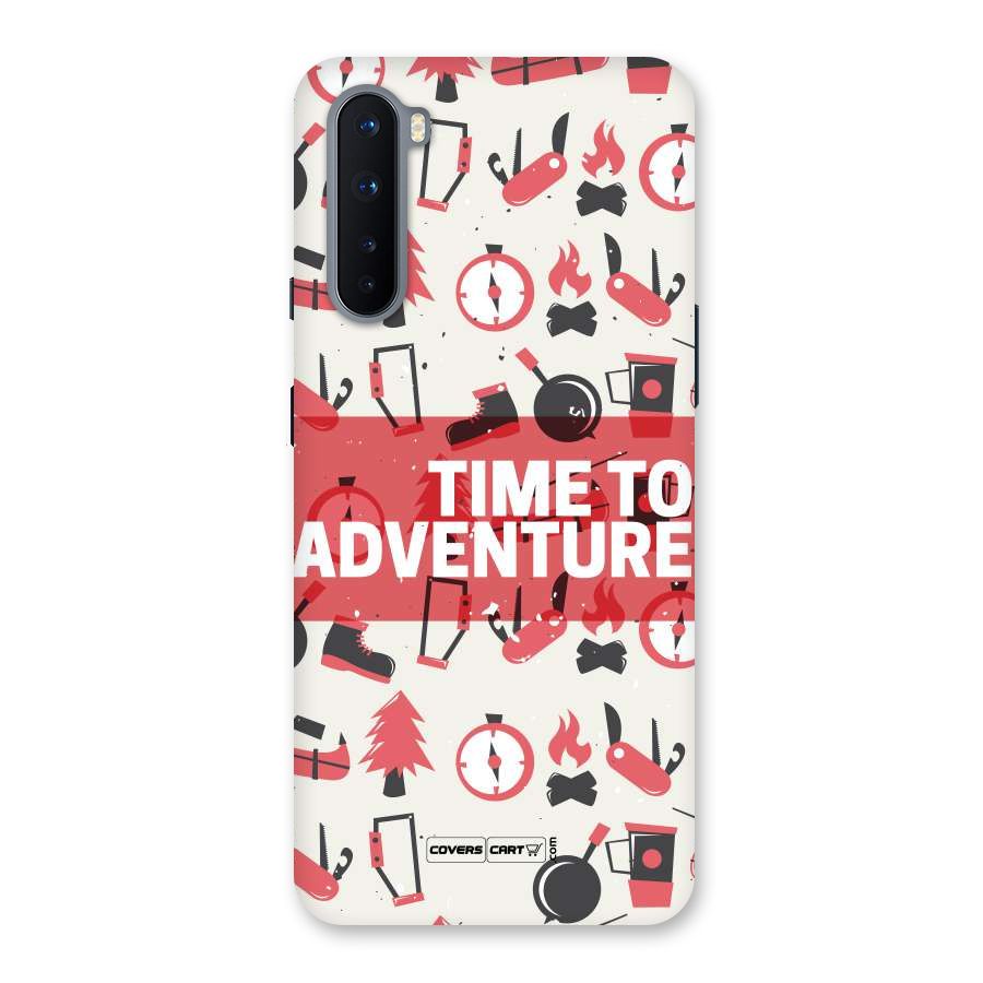 Time To Adventure Radiant Red Back Case for OnePlus Nord