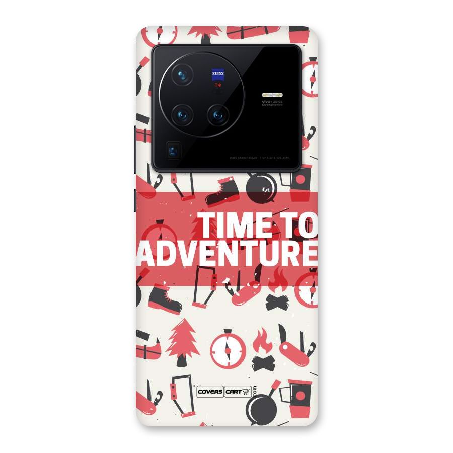 Time To Adventure Radiant Red Back Case for Vivo X80 Pro