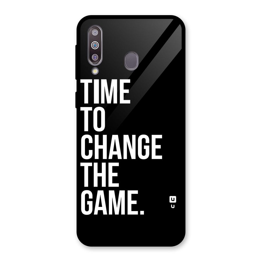 Time to Change the Game Glass Back Case for Galaxy M30