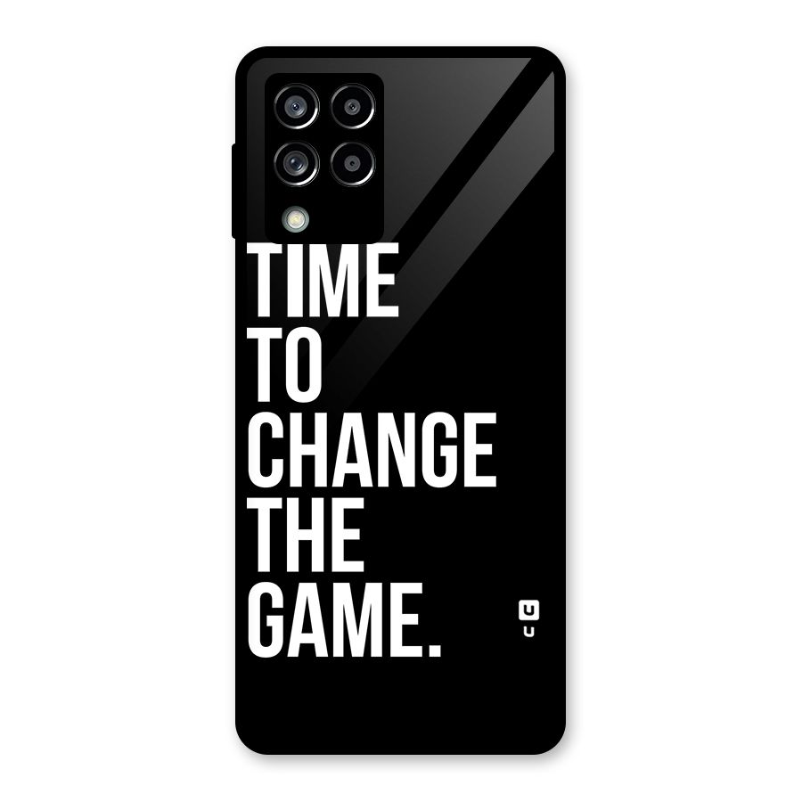 Time to Change the Game Glass Back Case for Galaxy M53 5G