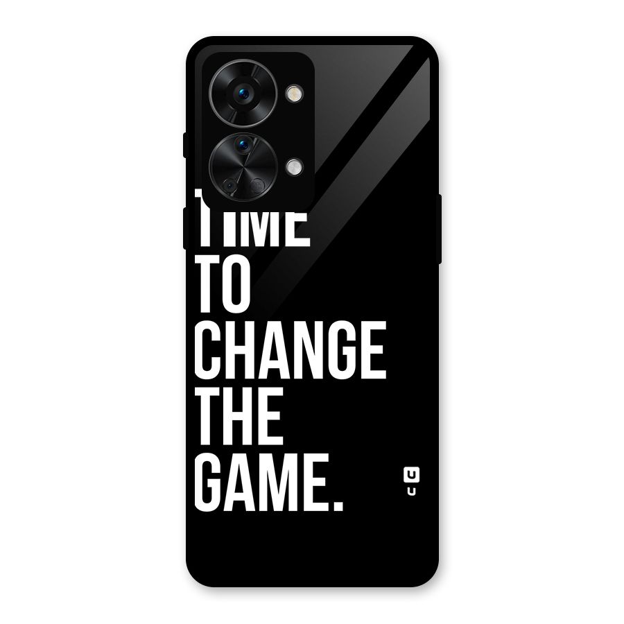 Time to Change the Game Glass Back Case for OnePlus Nord 2T