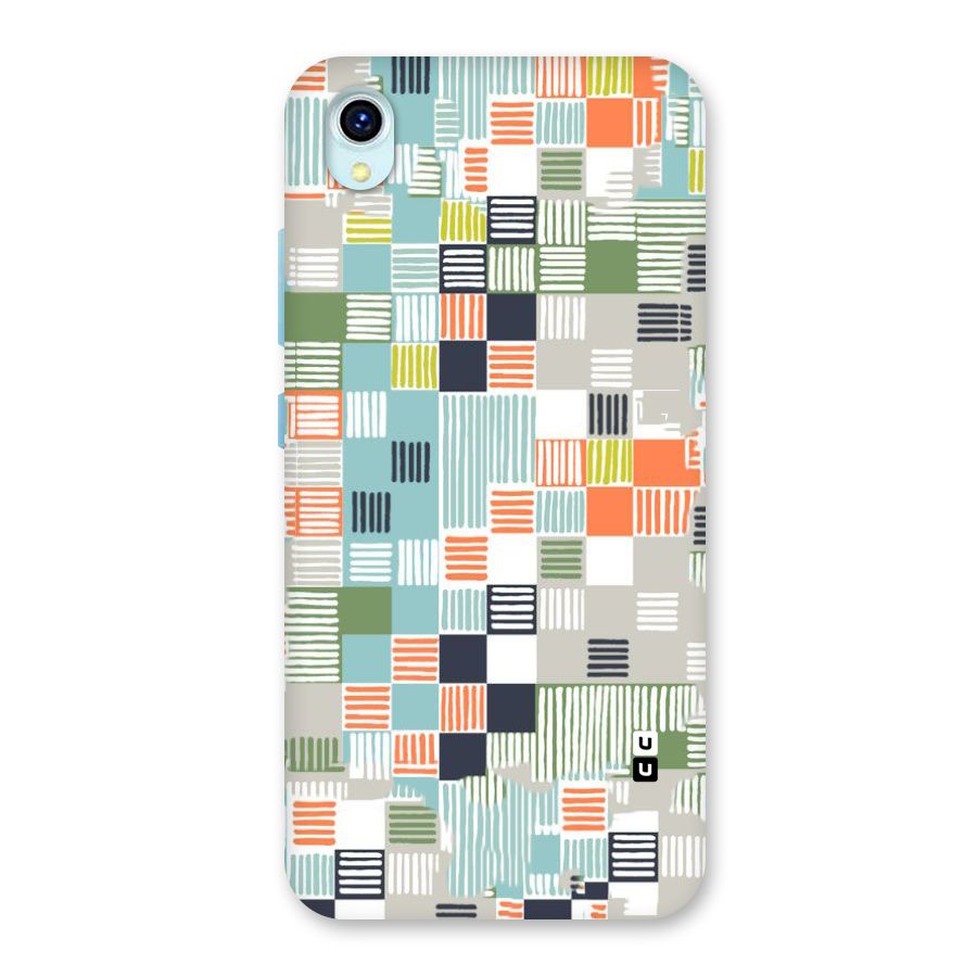 Tiny Boxes Stripes Back Case for Vivo Y1s