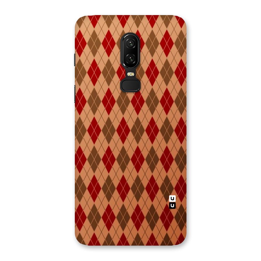 Tiny Checks Diamond Back Case for OnePlus 6