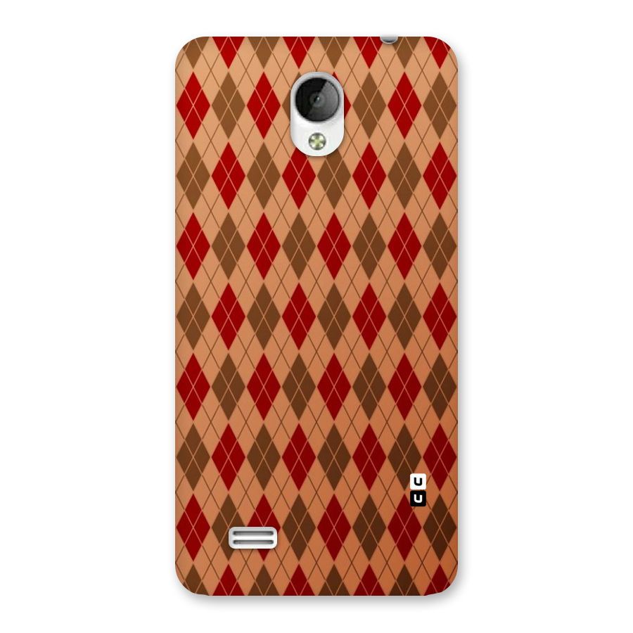 Tiny Checks Diamond Back Case for Vivo Y21