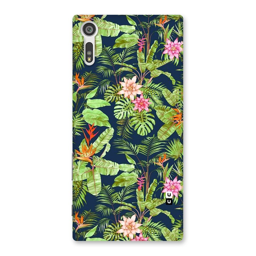 Tiny Flower Leaves Back Case for Xperia XZ