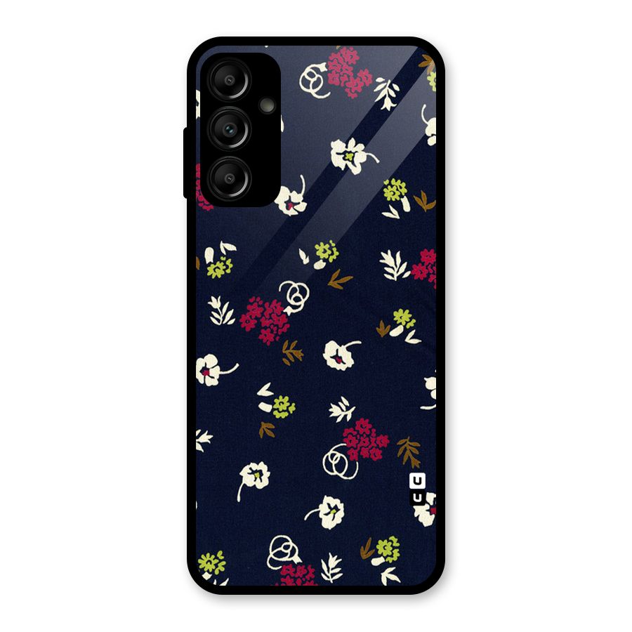 Tiny Flowers Glass Back Case for Galaxy A14 5G