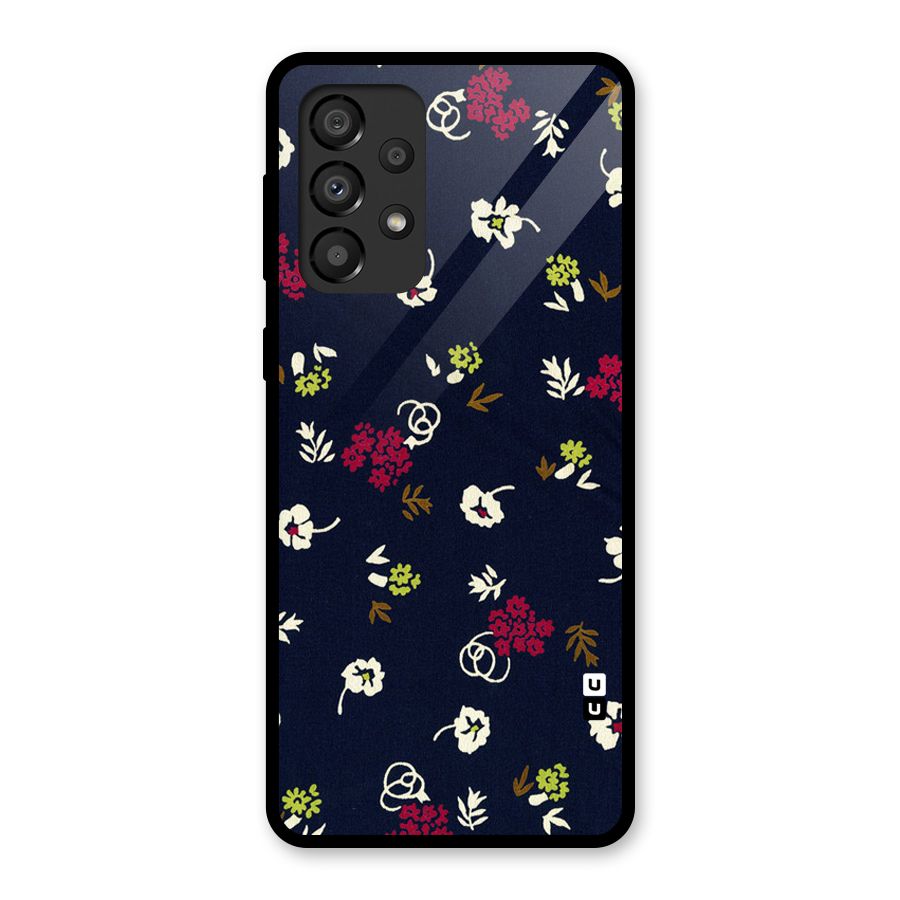 Tiny Flowers Glass Back Case for Galaxy A33 5G
